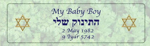 Yahrzeit or Conception Candle